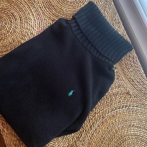 Ralph Lauren Sport Black Turtleneck Sweater